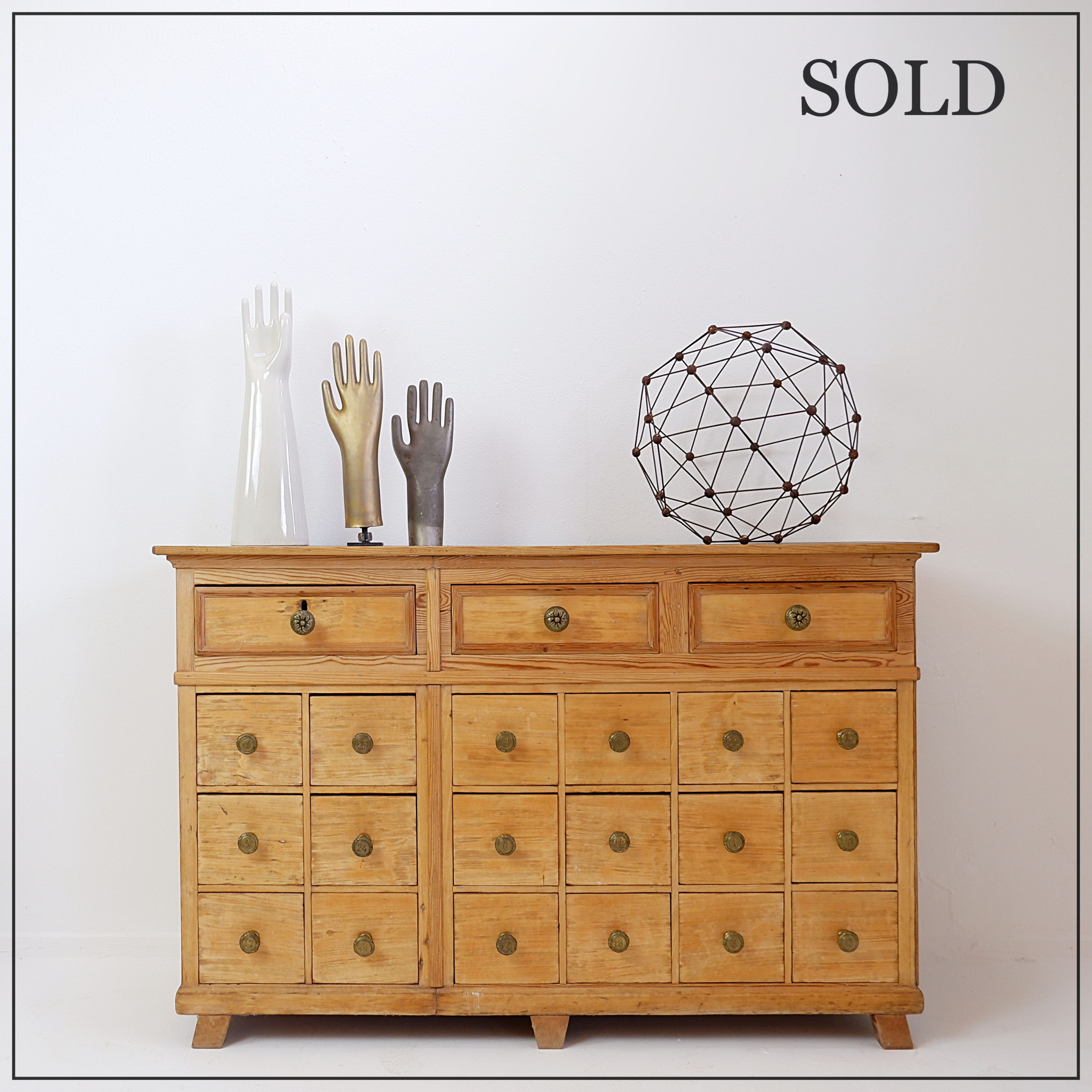 Vintage Haberdashery cabinet 18+3 Drawers