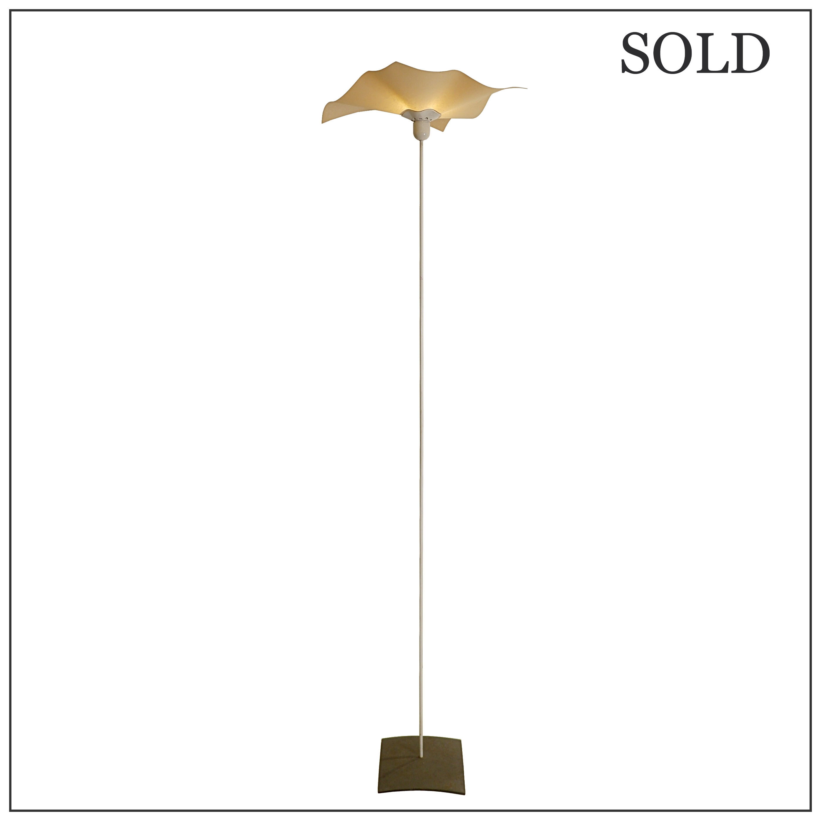 "Area" floor lamp designed by Mario Bellini for Artemide, Italy, 1970s.