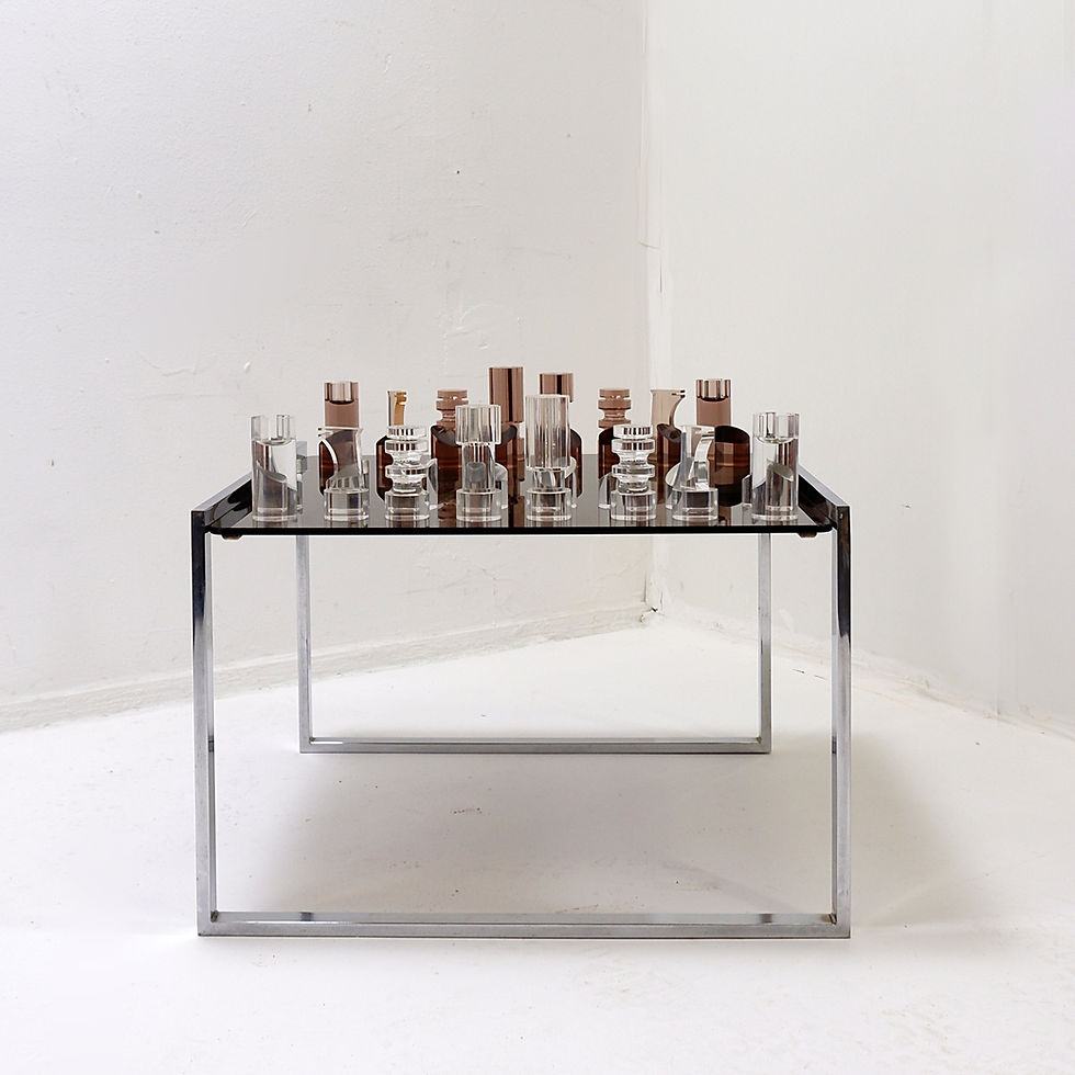 Miniature : 20th Century Chessboard Table by Michel Durand - 1970s