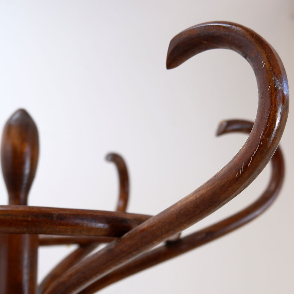 Miniature : Vintage parrot coat rack in Bentwood - Thonet Style