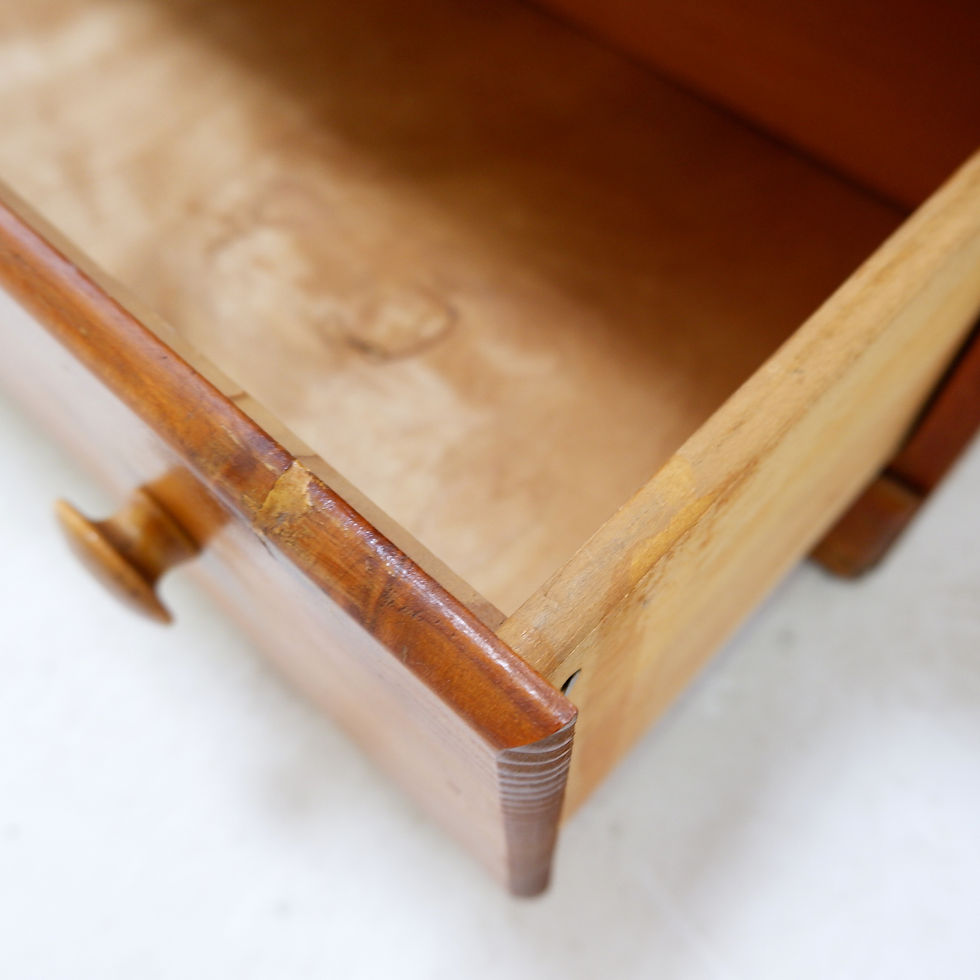 Miniature : Vintage 6-drawer chest of drawers in solid pine - 1970s