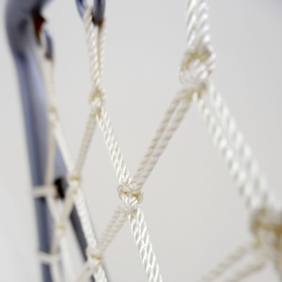 Miniature : Vintage lounge chair - Metal and synthetic rope