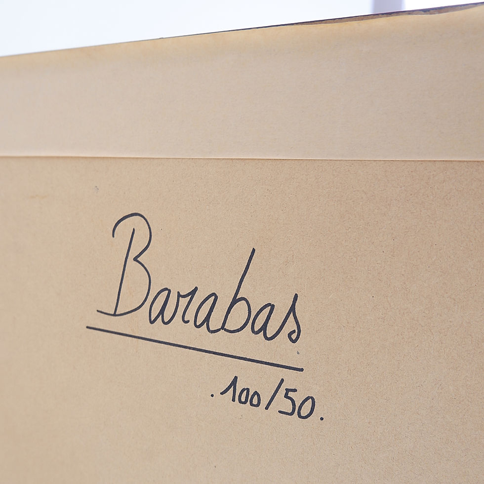 Miniature : Glass Artist's work "Barabas" Signed S.Bonnamour"
