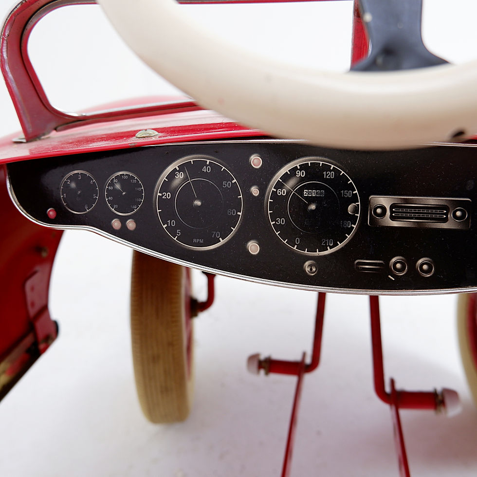 Miniature : Mercedes Benz 190 SL Vintage Pedal Car for Kids - Circa 1980s