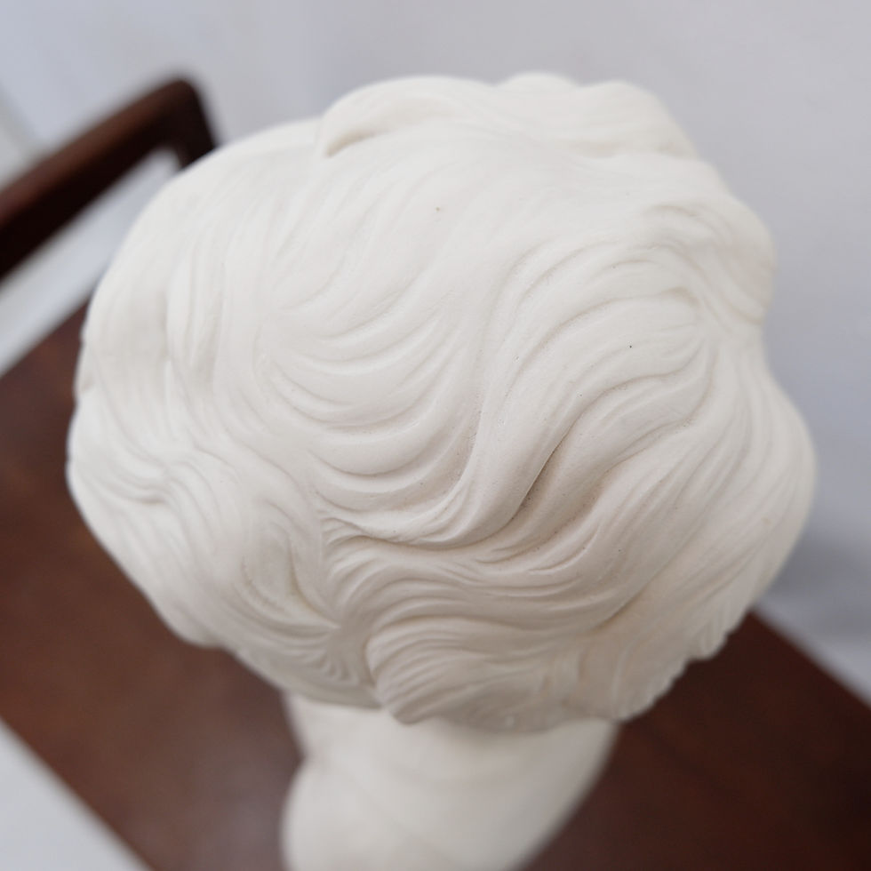 Miniature : Biscuit porcelain busts of Alexandre Brongniart - Jean-Antoine Houdon - 20th cen