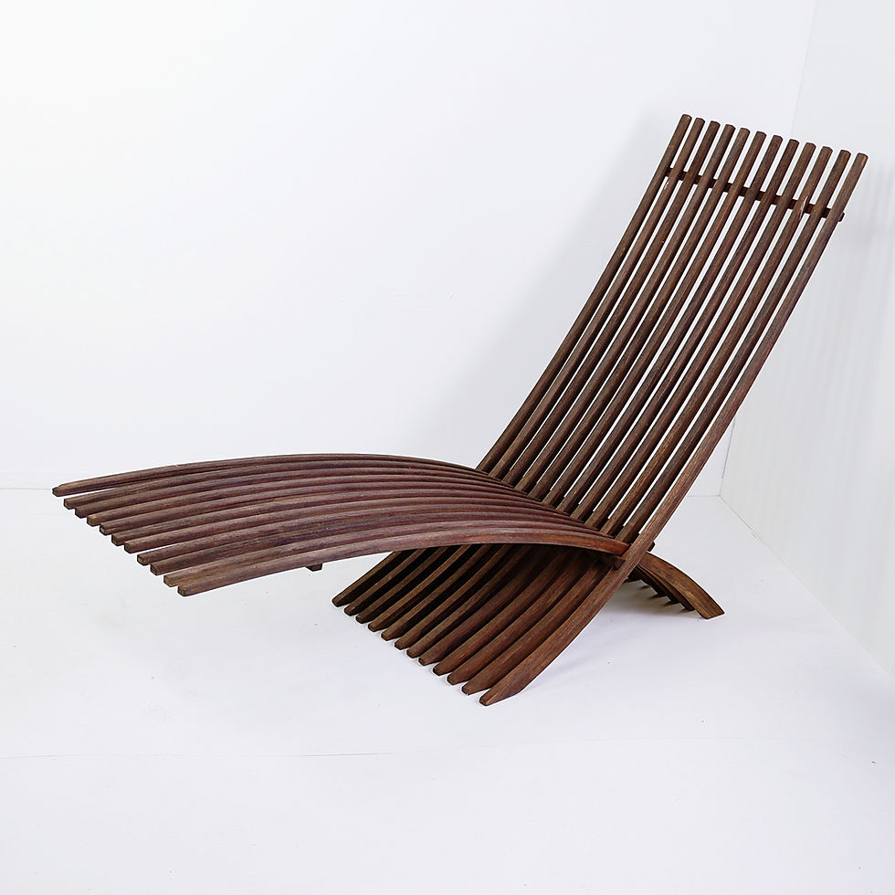 Miniature : 'Nozib' teak chair by Nils-Ole Zib for Bergafor