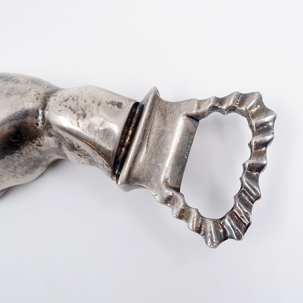 Miniature : Silver Plated Lobster Bottle Opener -  Spain 1970s.