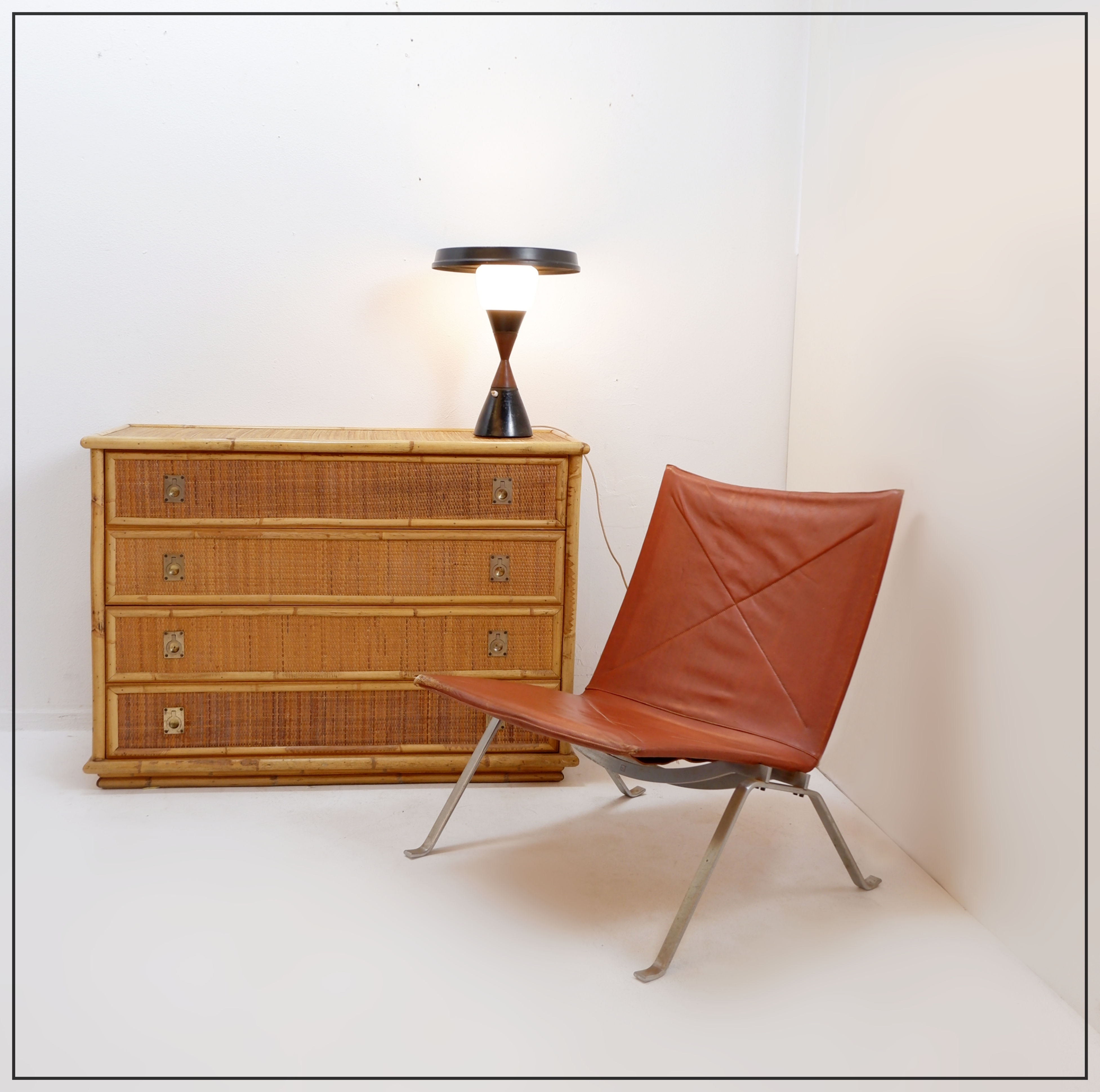 "PK22 " Chair by Poul Kjaerholm for E. Kold Christensen - 1960s