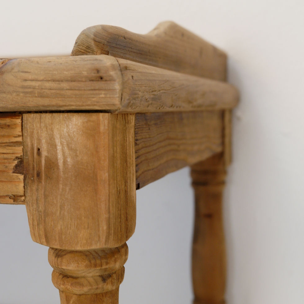 Miniature : Country-style solid wood console shelf