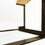 Miniature : desk or console in solid wood and wrought iron in the style of Eugène Printz