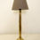 Miniature : Brutalist brass table lamp