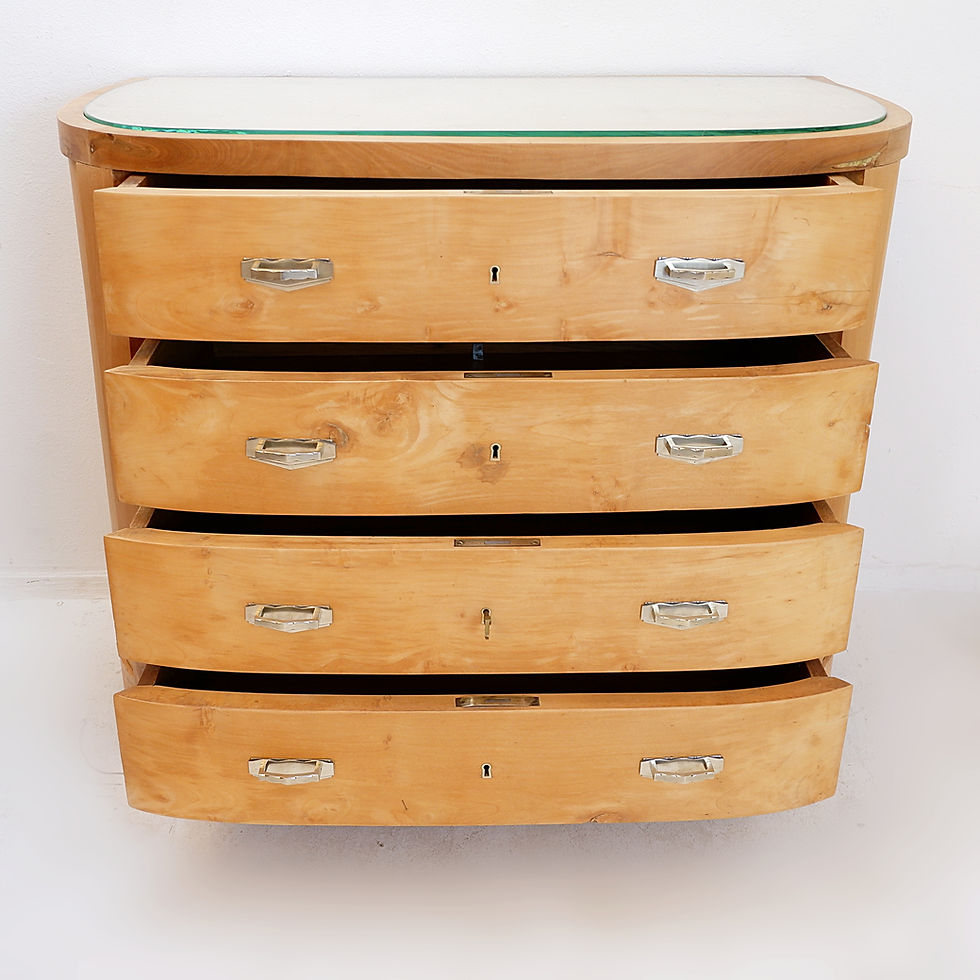 Miniature : Art Deco Chest of drawer - 1930s
