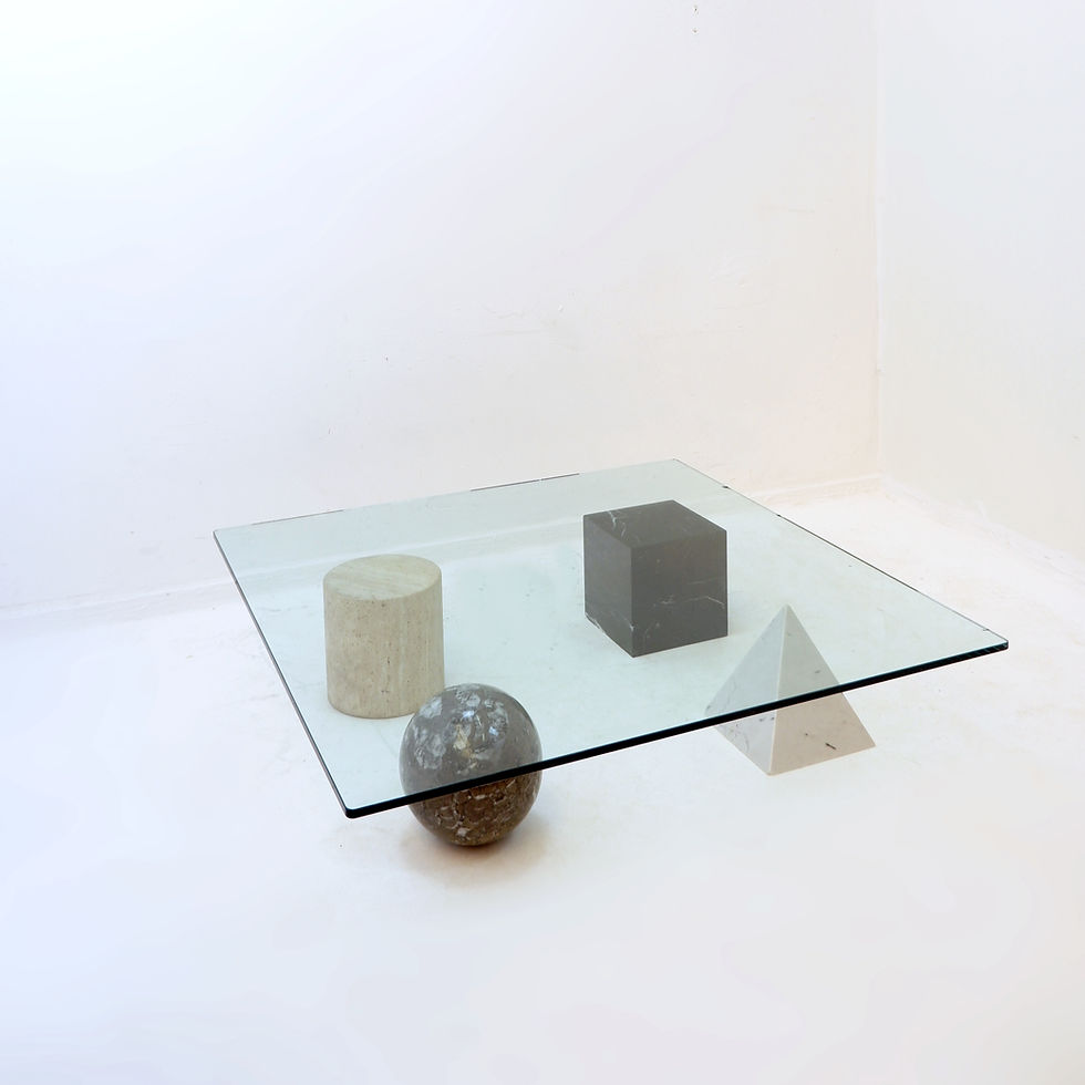 Miniature : Coffee Table by Metafora Lella and Massimo Vignelli for Casigliani, 1979