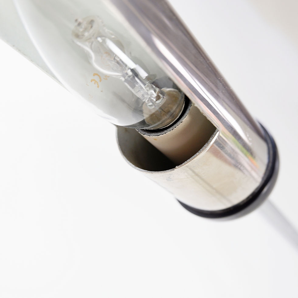 Miniature : Vintage Chrome 5 arms  "Epi" floor lamp - Italy 1970s