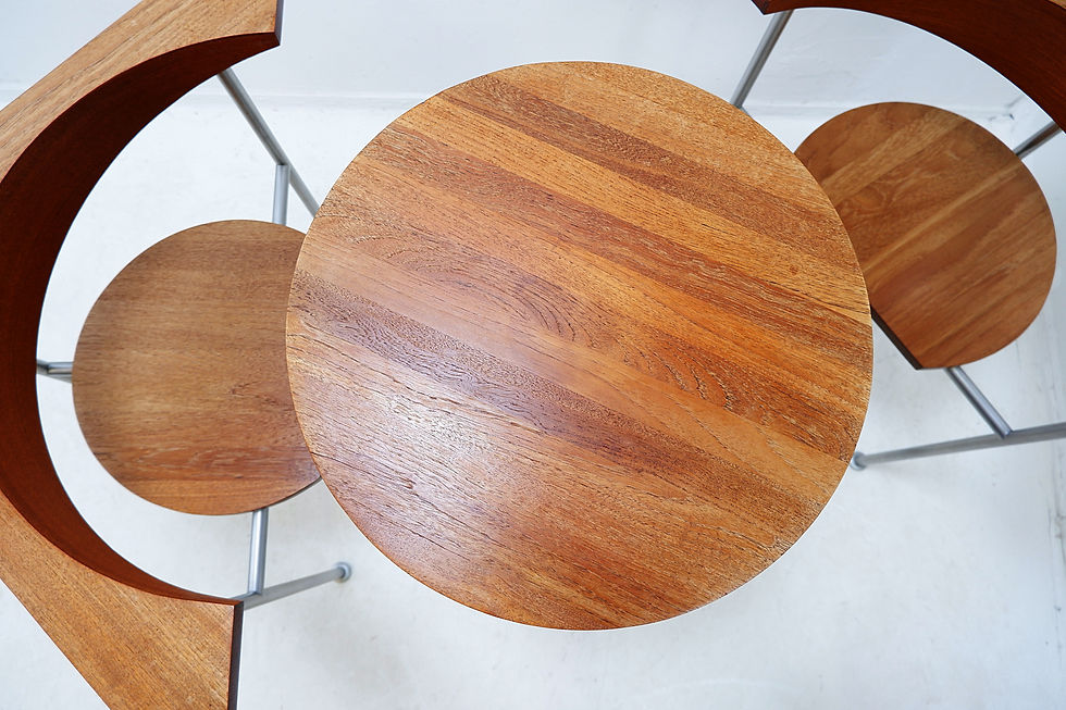 Miniature : « Tea for Two Bistro » set by  by Chung Myungchul for Lister Lutyens - 1990s