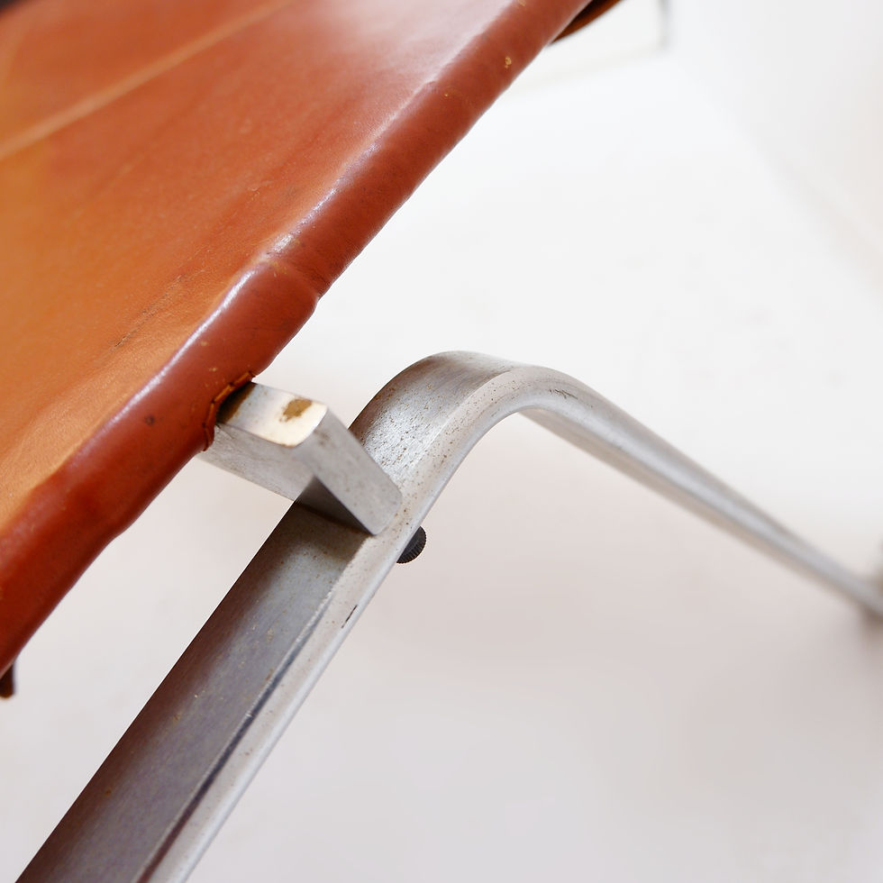 Miniature : "PK22 " Chair by Poul Kjaerholm for E. Kold Christensen - 1960s