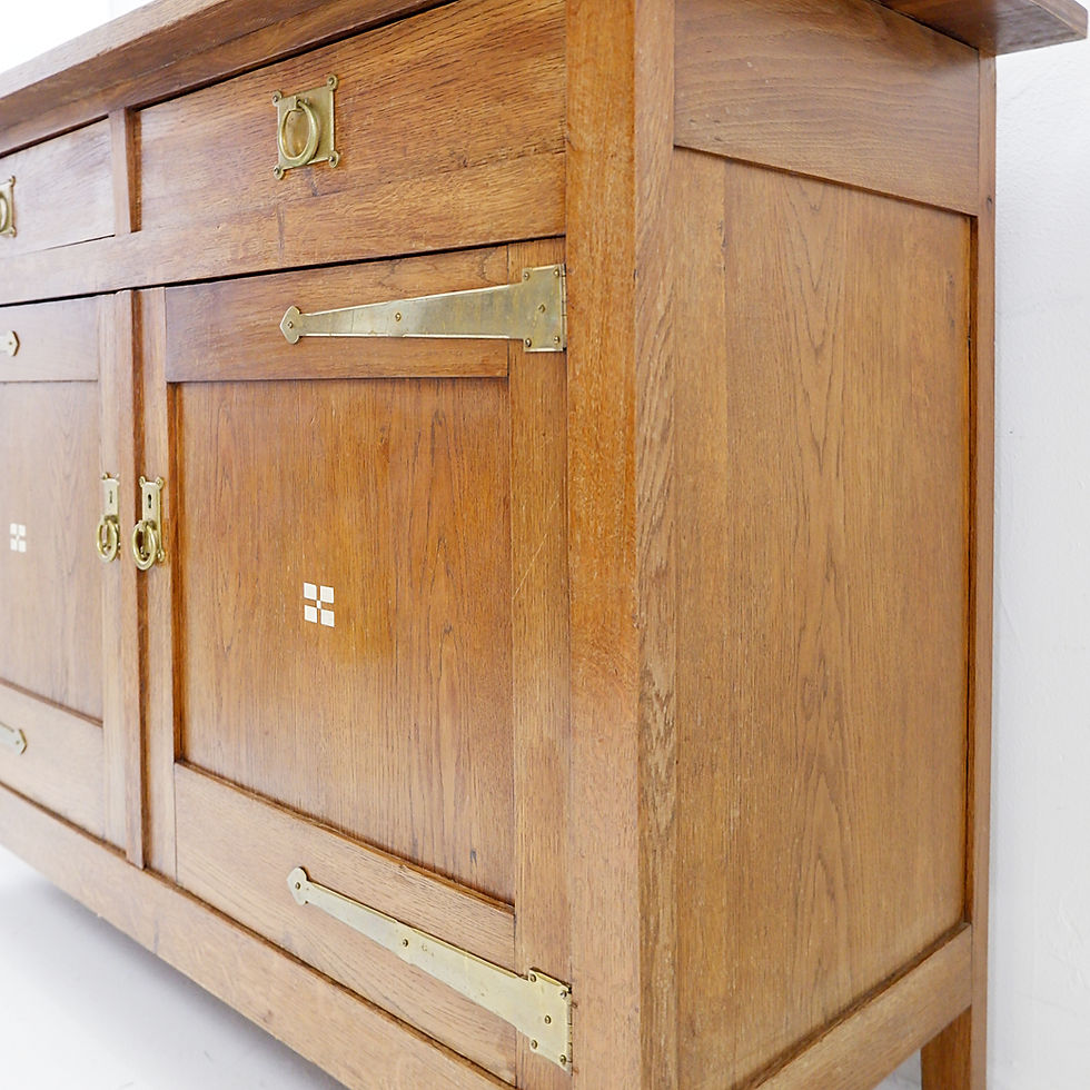 Miniature : Antique 20th Century Art Nouveau Style Sideboard