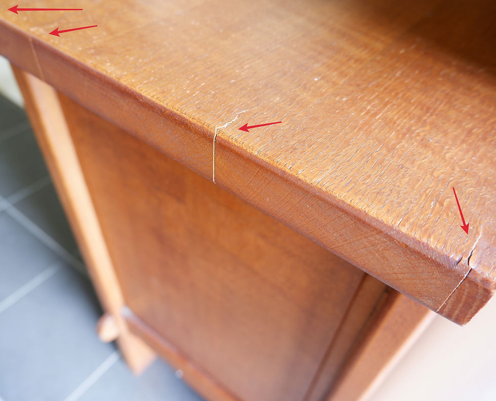 Miniature : Three-drawer chest of drawers in the style of Guillerme and Chambron - 1960s