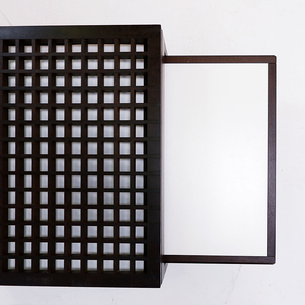 Miniature : Vintage 'Tetra' coffee table by Bernard Vuarnesson for Bellato - 1970c
