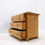 Miniature : Small antique chest of drawers in solid wood with 3 drawers