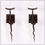 Miniature : Pair of Wrought Iron Brutalist Candle Wall Sconces