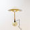 Miniature : Stilux Milano desk or wall lamp in creamy white lacquer with brass details