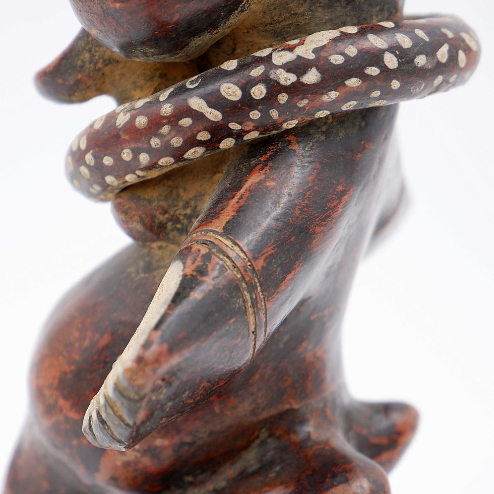 Miniature : Terracotta Tikar Figurine - Maison Dieu - Cameroon