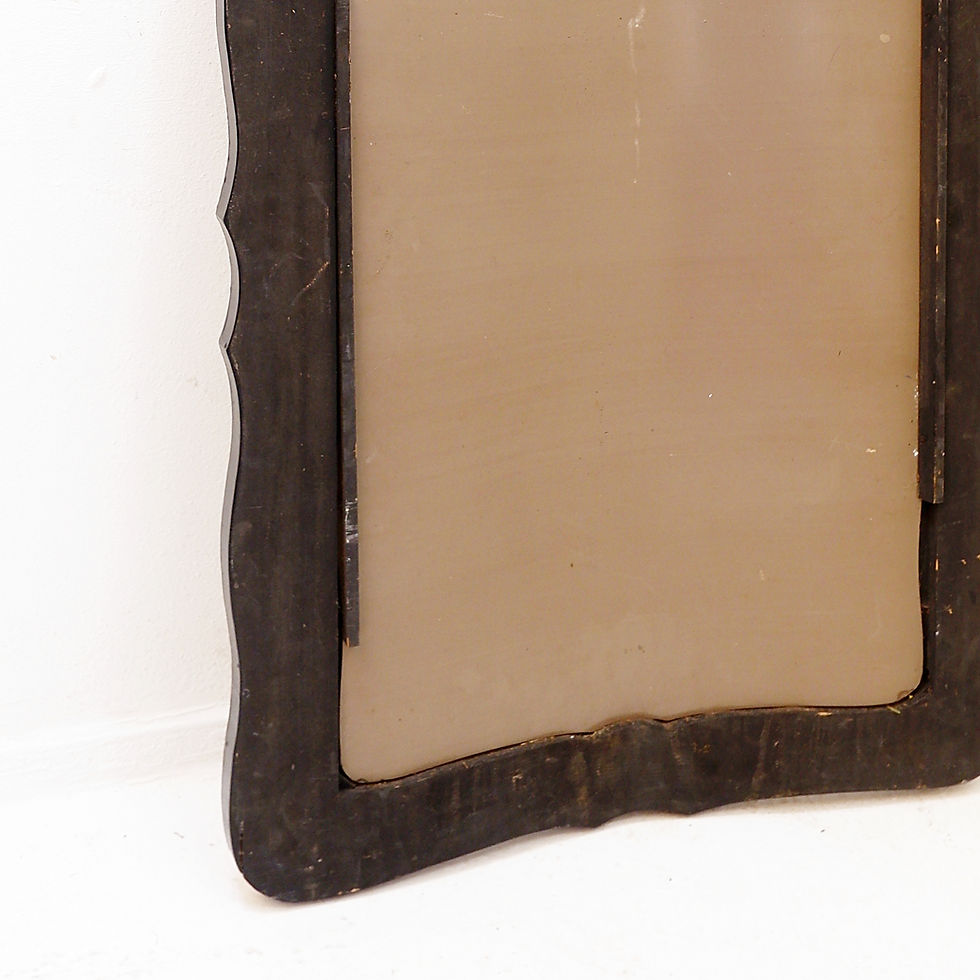 Miniature : Vintage convex and concave distorting mirror - 20th