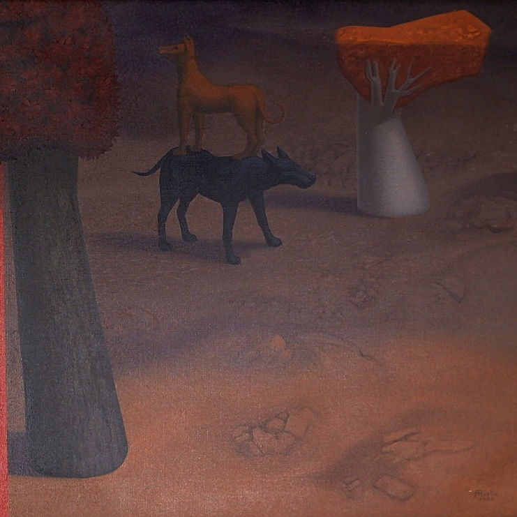 Miniature : André Ruelle Oil On Canvas - Signed and dated - 1986 - Belgium