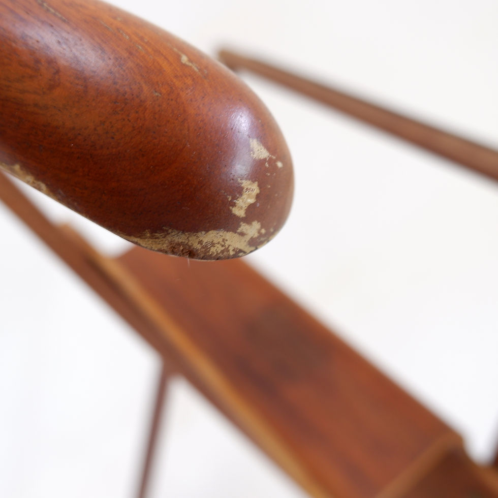 Miniature : Vintage Valet stand by Lucien De Roeck for Bois Manu - Belgium 1950s