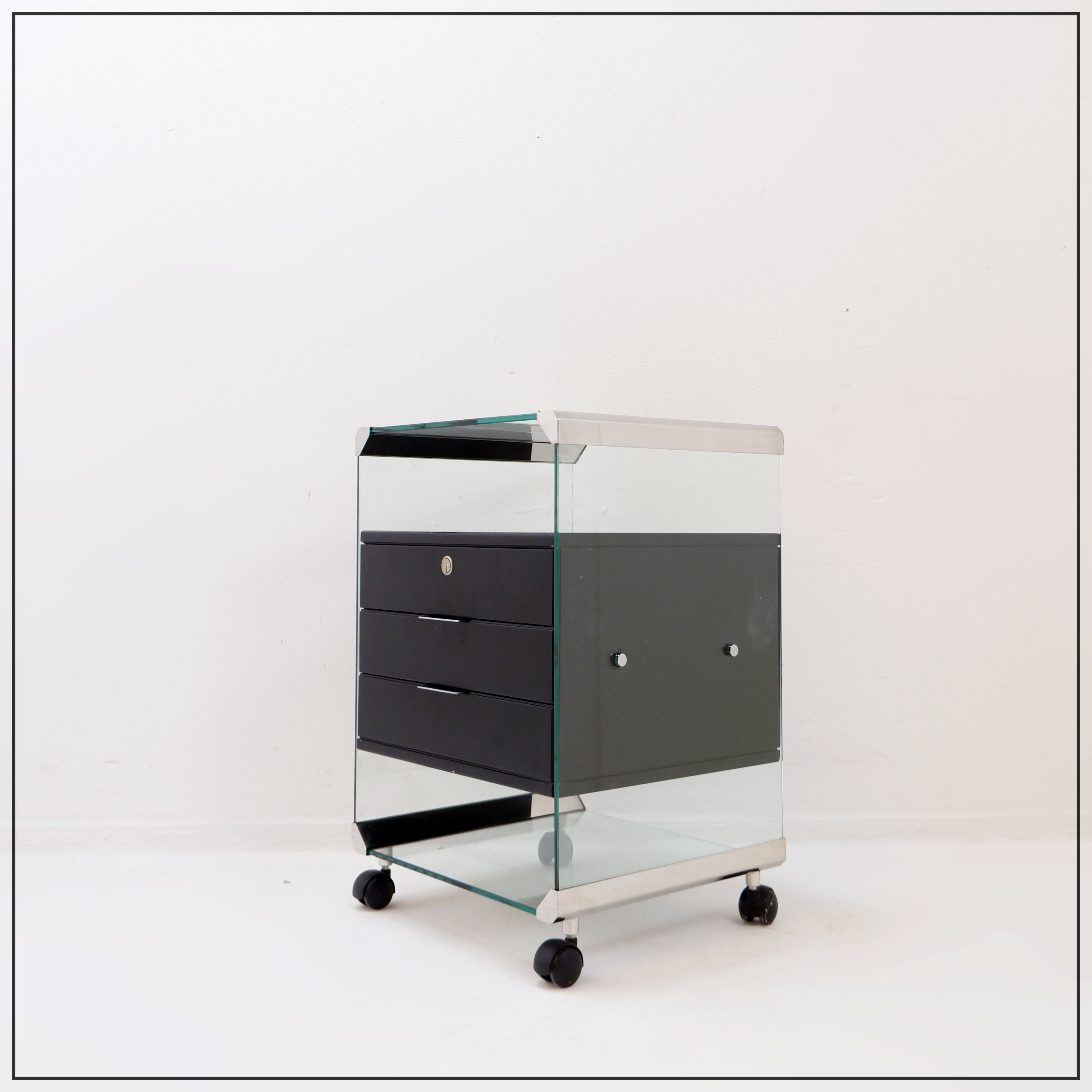 "Movie Cassettiera" Rolling Case by Pierangelo Gallotti for Gallotti & Radice