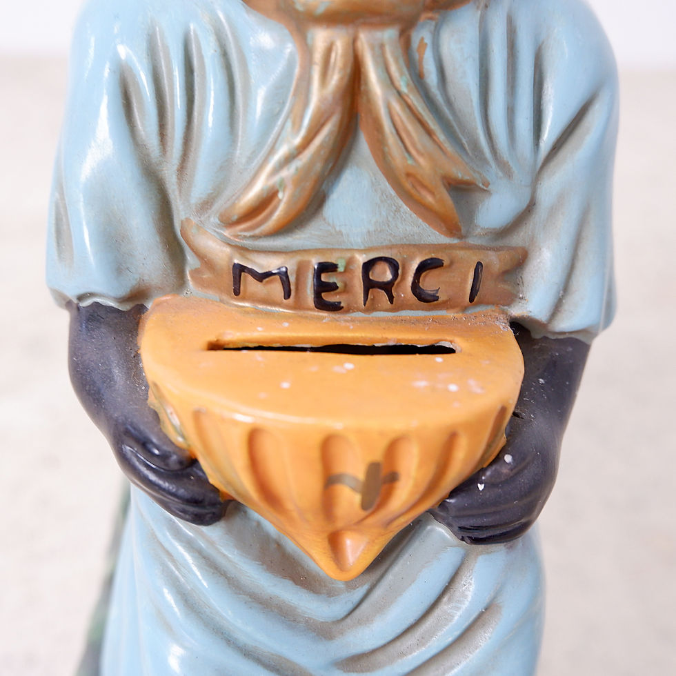 Miniature : Old mission money box - Circa 1958