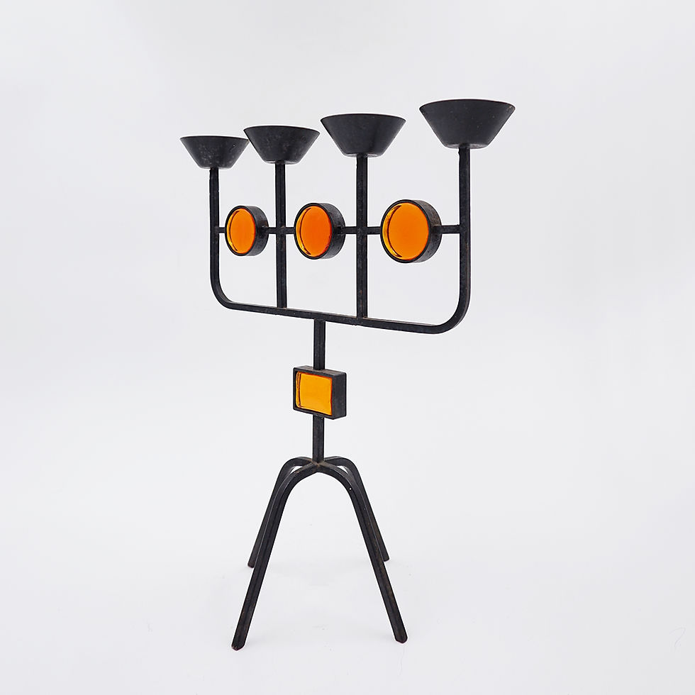 Miniature : Swedish Candleholder by Erik Hoglund and Hubbard Ander, 1960s
