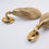Miniature : Pair of Bronze Mussel Shell by Maison Jansen Sconces - 1970s (2 pairs available)