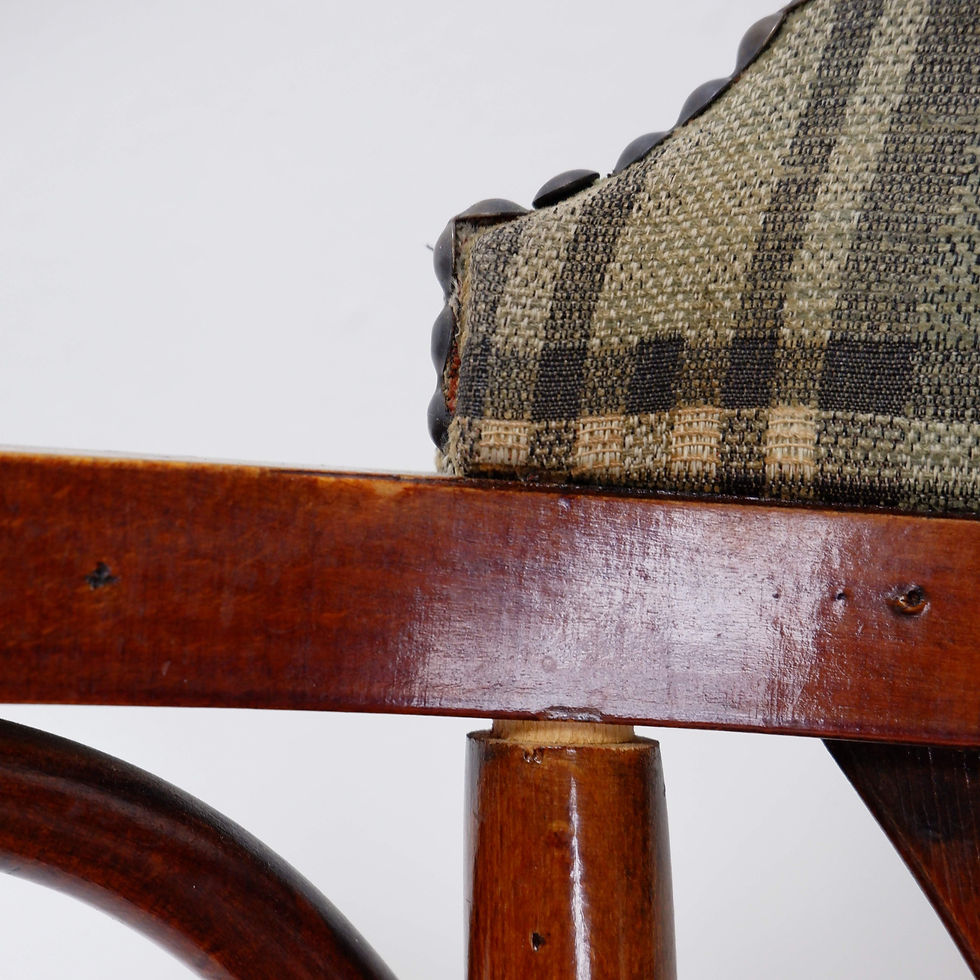 Miniature : Pair of "Palmette" armchairs in bentwood - Hilma/Belgium