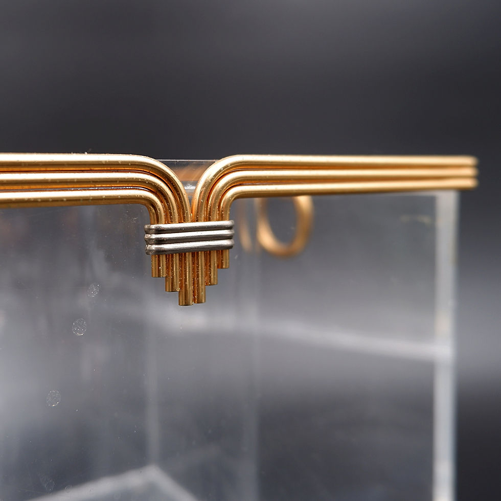 Miniature : David Lange Plexiglas Ice Bucket 1970s
