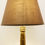 Miniature : Brutalist brass table lamp