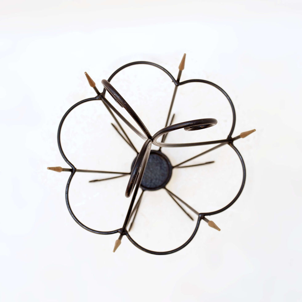 Miniature : Mid-century Wrought iron umbrella stand - 1960s