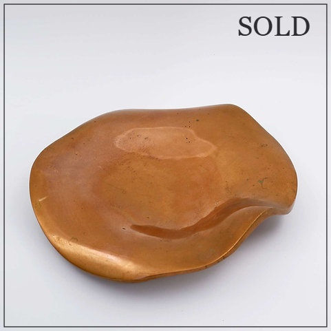Michel Jaubert style Sculptural Bronze Dish Vide-Poches - 1970s