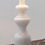 Miniature : 20th century white opaline Glass Table lamp