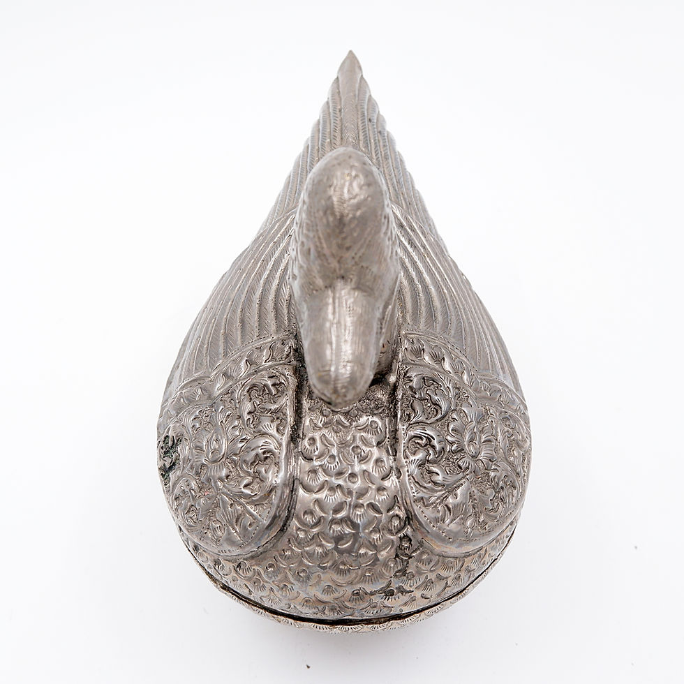 Miniature : Burmese Duck Betel Box, 1950s