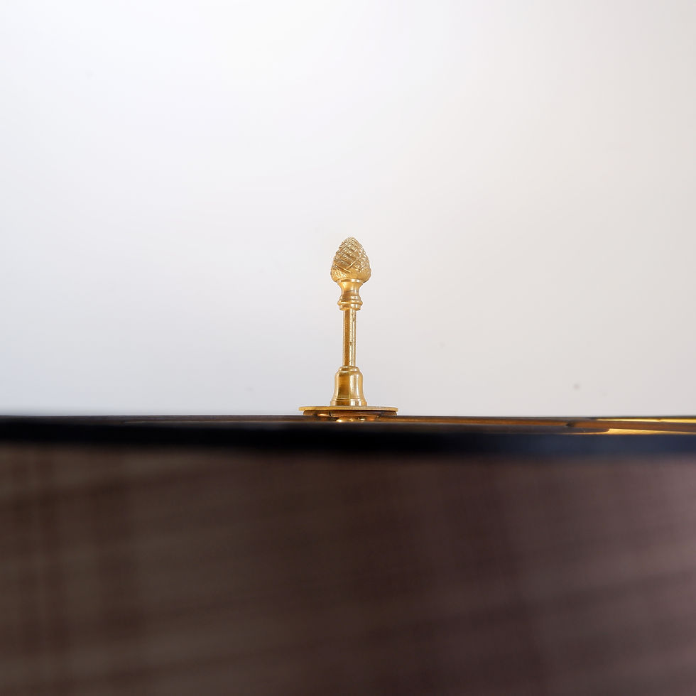 Miniature : Pineapple Brass Floor Lamp in the Style of Maison Charles, Circa 1970