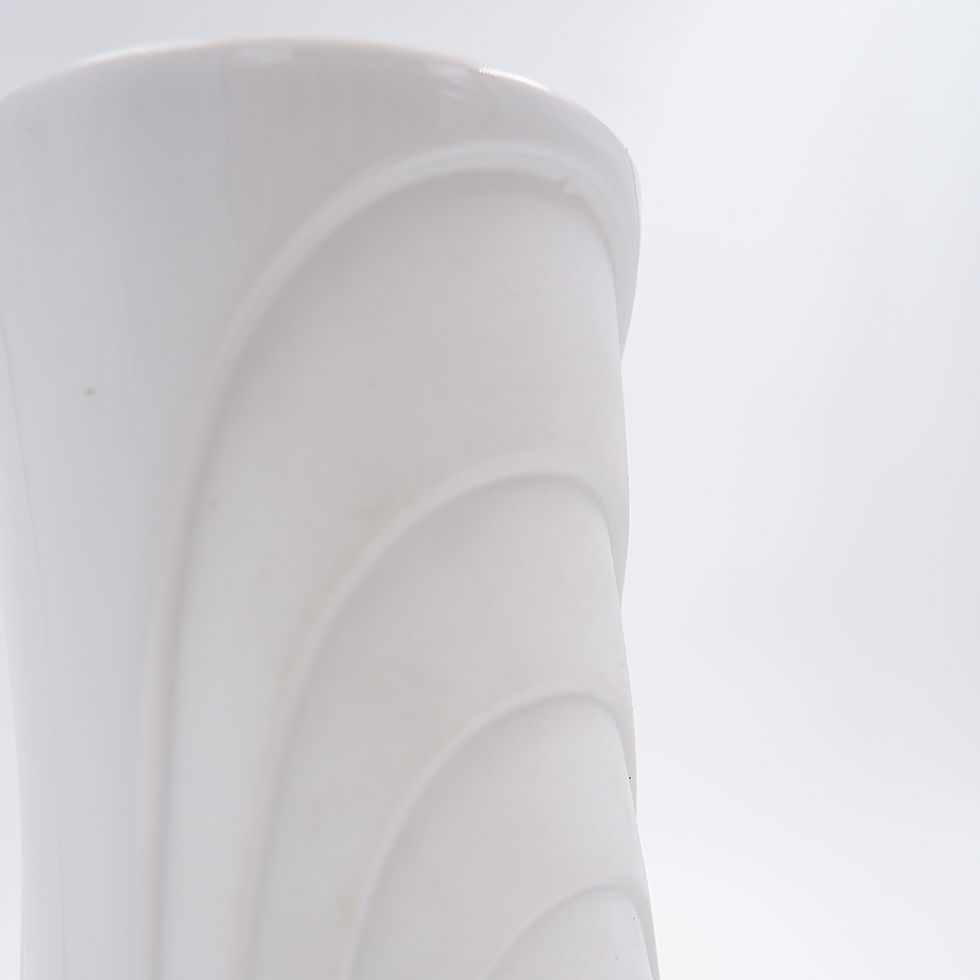 Miniature : Op Art Porcelain Vase by Royal Bavaria KPM, Germany, 1970s
