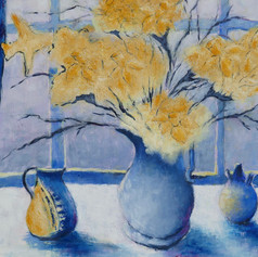 Daffodils in Window