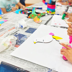 鳥モビールをつくろう / 学童保育