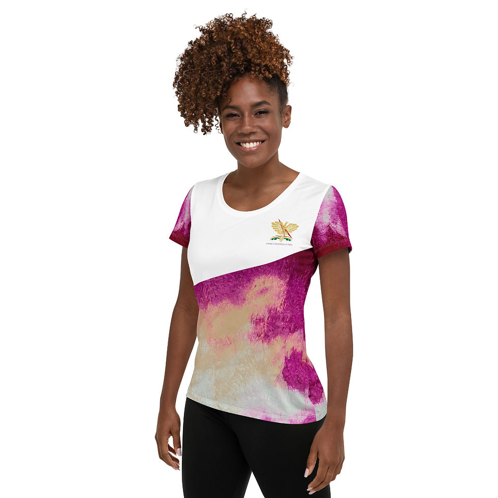 Thumbnail: All-Over Print Women's Athletic T-shirt