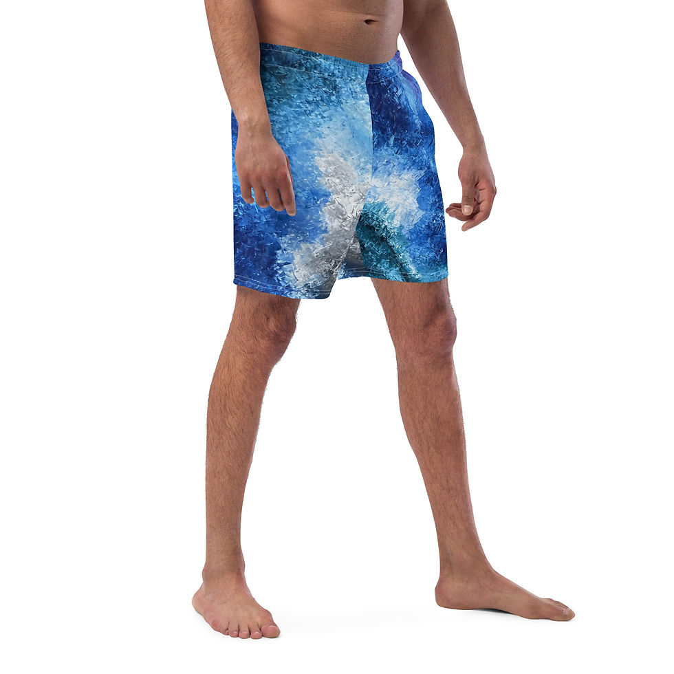 Thumbnail: All-Over Print Recycled Swim Trunks