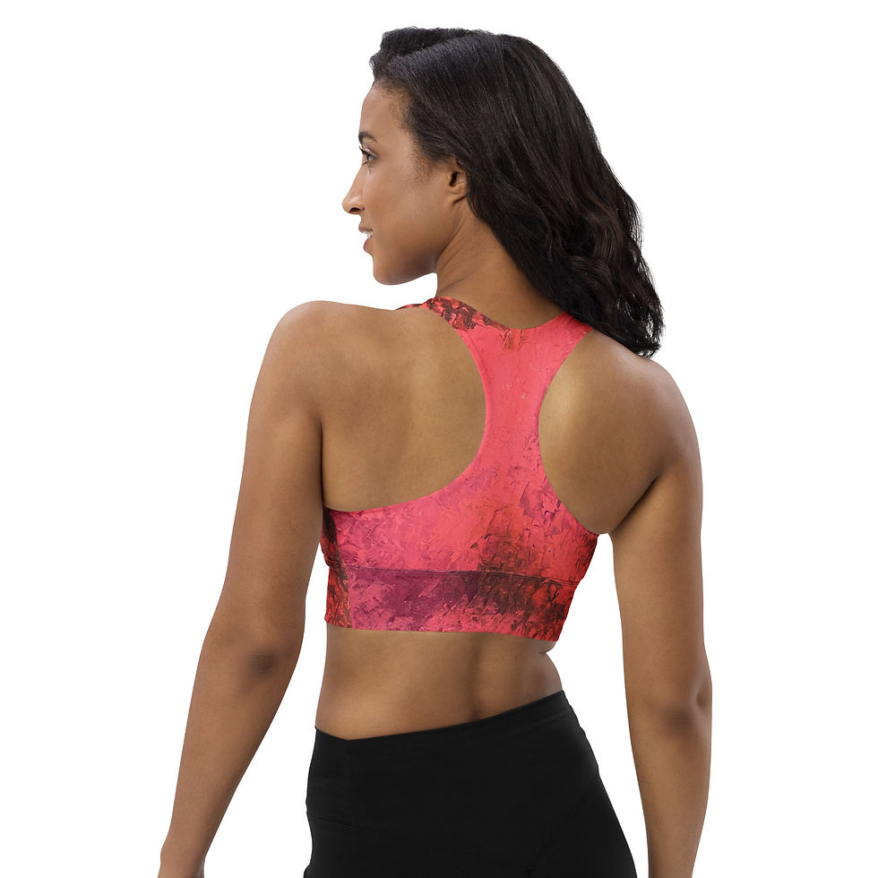 Thumbnail: MOMENTUM Recycled Longline Sports Bra