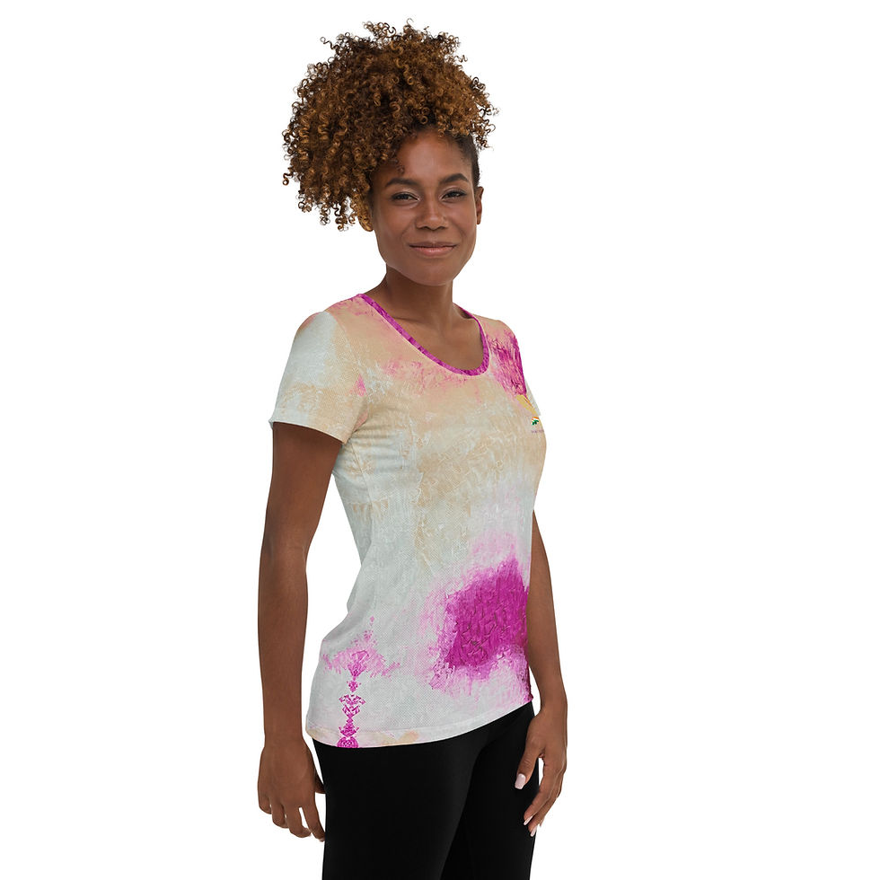 Thumbnail: All-Over Print Women's Athletic T-shirt