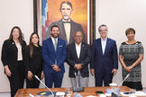 Presidente de los diputados recibe a directivos de Adozona y del Clúster de los Call Center
